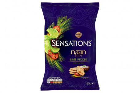 Sensations Limoen Augurk Naan Chips 150G