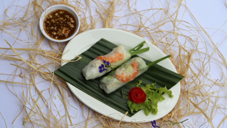 Prawn And Pork Rice Paper Rolls (2 Pieces)