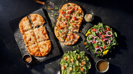 2 Flatbread Pizza Family Feast Met Vanille Kaneelbroodjes