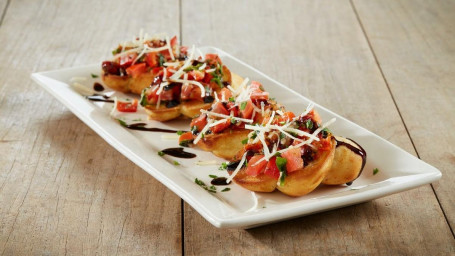 Nieuwe Knoflook Knot Bruschetta Bites