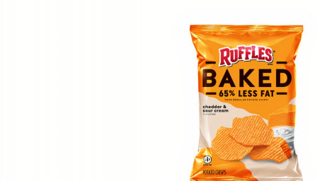 Gebakken Ruffles Cheddar En Zure Room (0 Calorieën)