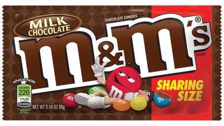 M&M Milk Chocolate King Size 3.14 Oz