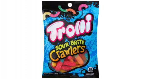 Trolli Sour Brite Kruipers 5 Oz