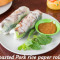 Roasted Pork Rice Paper Rolls