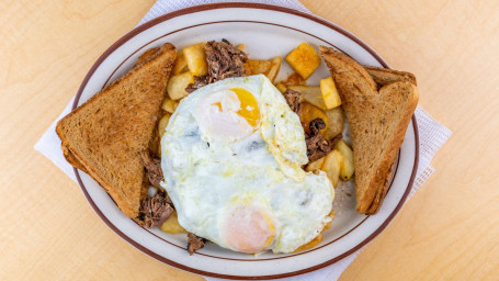 Pot Roast Breakfast Plate