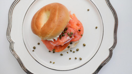 Smoked Salmon Breakfast Sandwich