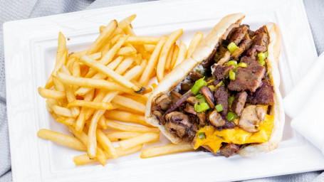 Philly Cheese Steak Sandwich-Maaltijd