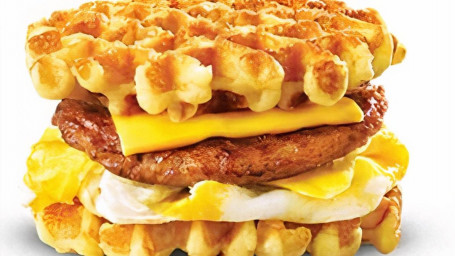 Belgische Waffle Worstsandwich Cal 490