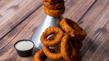 Giant Funnel Tower Of Jumbo Piston Onion Rings