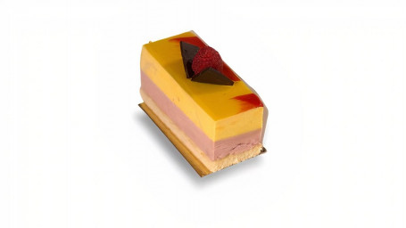 Mango Raspberry Mousse Dessert