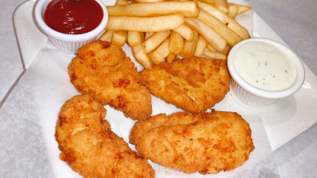 Chicken Strips W/ Cajun Fries