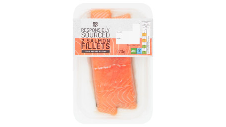 Co-Op 2 Zalmfilets 220G