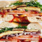 9 Halloumi, Tomato, Spanish Onion, Dill Mayo, Tomato Relish,Rocket.