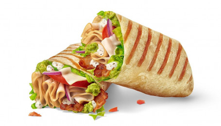 Kalkoen, Bacon Avocado Reguliere Gegrilde Wrap (600 Cals)