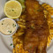 Beer Battered Fish And Chips Plate