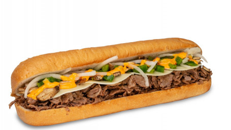 Philly Cheesesteak Sub Met Frietjes