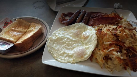 2 Eggs* Hashbrown And Meat