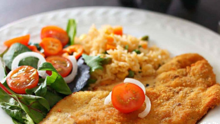 Ensalada Con Milanesa