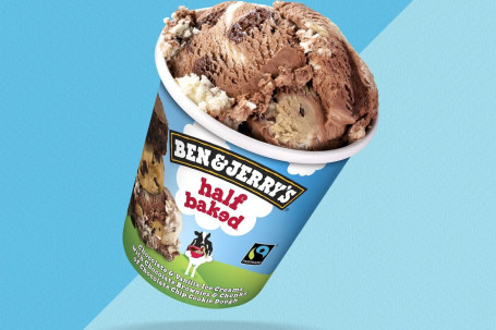 Ben Jerry's Half Baked Ice Cream Tub 465 Ml