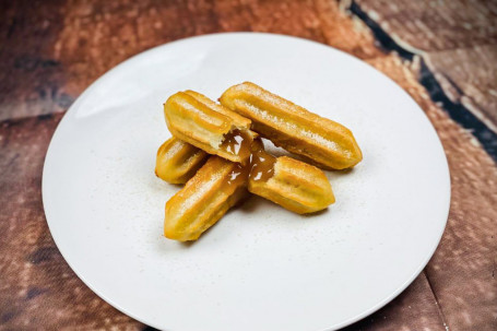 Caramel Filled Churros 6 Pieces