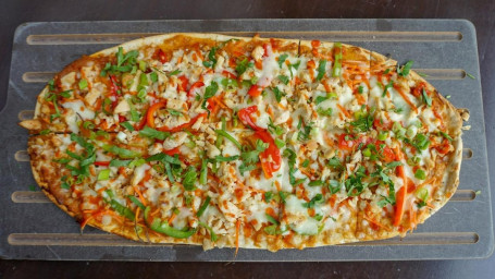 Thai Peanut Chicken Flatbread