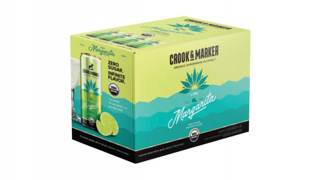 Crook Marker Limoen Margarita Can (11 Oz X 8 Ct)