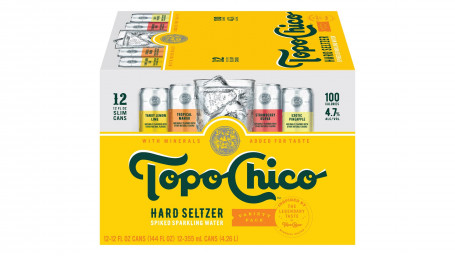 Topo Chico Hard Seltzer Hard Seltzer Variety Pack Blikjes (12 Oz X 12 Ct)