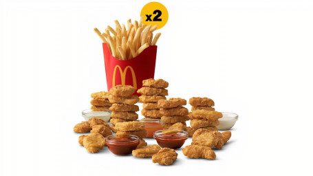 40 Stuk Mcnuggets 2 Medium Fry