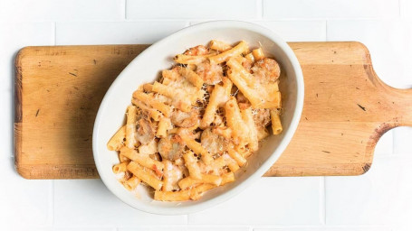 Gebakken Ziti Met Italiaanse Worst