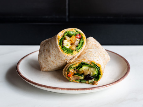 Harissa Houmous Roasted Pepper Wrap