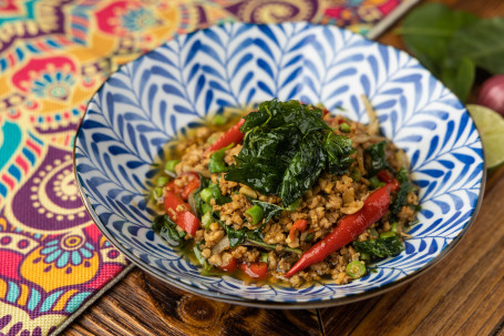 Baan Thai Basil Minced Pork Tài Shì Xiāng Cǎo Chǎo Zhū Ròu Suì