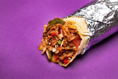 Large Ancho Chile Beef Burrito