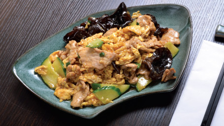 Stir Fried Sliced Pork With Egg Cucumber