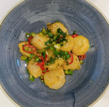 Garlic Salt Pepper Scallops Suàn Jiāo Jiāo Yán Shàn Bèi