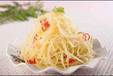 Cold Shredded Potato With Chilli And Garlic Liáng Bàn Tǔ Dòu Sī#034