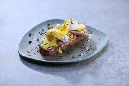 Eggs Benedict Yīng Shì Bān Ní Dí Kè Dàn Pèi Chē Lí Jiā Huǒ Jiàn Cài