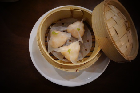 Wasabi Shrimp Crabmeat Dumpling (S) (D) 3Pcs Jiè Mò Xiā Xiè Jiǎo