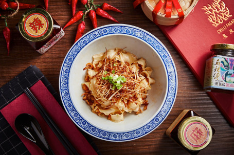 Noodles With Fried Scallion (V) Sù Gān Cōng Lāo Miàn