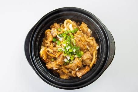 Clay Pot Udon With Beef Slices And Preserved Vegetables Chōng Cài Niú Ròu Bāo Zǐ Mèn Wū Dōng