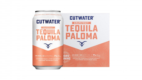 Cutwater Spirits Tequila Paloma Cocktails Grapefruit Cans (12 Oz X 4 Ct)