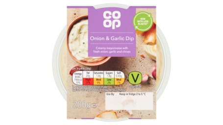 Co-Op Uien Knoflook Dip 200G