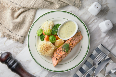 Xiāng Jiān Sān Wén Yú Bā Pan-Fried Salmon