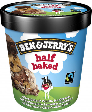 Ben And Jerry Half Baked (458Ml Tub)