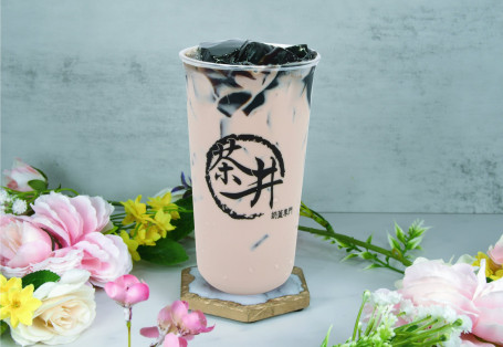 Xiān Cǎo Sì Jì Chūn Nǎi Chá Grass Jelly Four Season Milk Tea