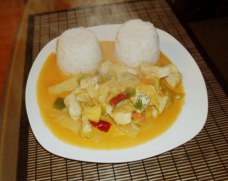 Schweinefleische Curry