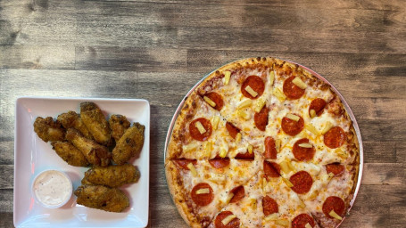 #3 Pizza Wings Combo