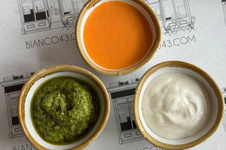 Mixed Sauce (Basil Pesto, Garlic Mayo, Spicy Nduja)