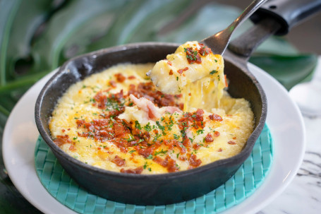 Set Bacon Cheese Baked Homemade Mash Potato Zhī Shì Yān Ròu Jú Zì Jiā Zhì Shǔ Róng