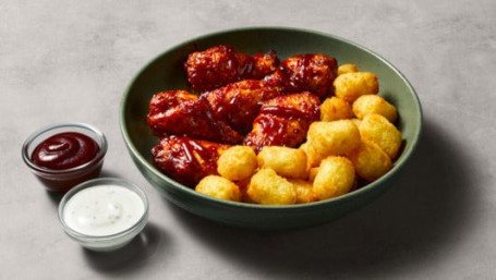 Bulls'-Eye Bbq Wings Tots-Combo