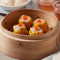 Fǔ Yú Huá Shāo Mài (4Jiàn Pork And Shrimp Dumpling, Crab Roe (4 Pcs